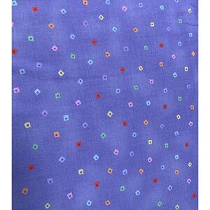 Fanciful Felines Laurel Burch Cotton Fabric 1/4 yard x 44" Purple Colorful Squar
